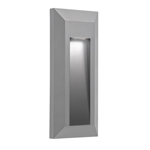 VK LEADING LIGHT VK/02021/G/D PAM 1W 6000K IP65 GREY FACADE WALL LAMP