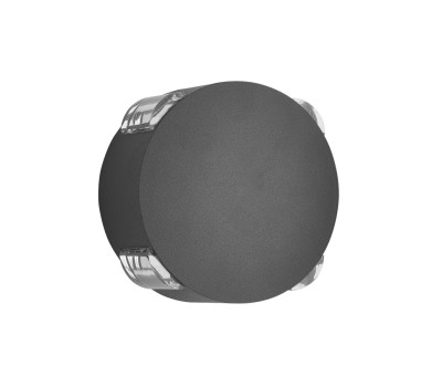LED фасаден аплик VK LEADING LIGHT VK/02044/AN/W WINO 5W 4 x 6° 3000K IP54 ANTHRACITE ROUND FACADE WALL LAMP