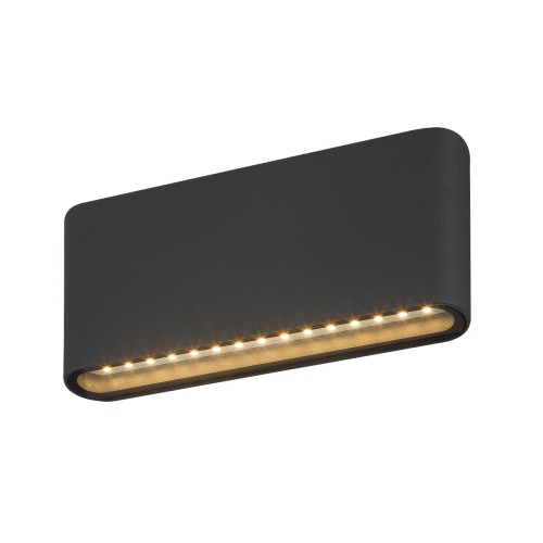 VK LEADING LIGHT VK/02048/AN/W EMOS 6W 3000K IP54 ANTHRACITE FACADE WALL LAMP