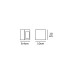 VK LEADING LIGHT VK/02050/W/W KID 11W 4 x 90° 3000K IP54 WHITE CUBE FACADE WALL LAMP