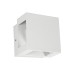 VK LEADING LIGHT VK/02050/W/W KID 11W 4 x 90° 3000K IP54 WHITE CUBE FACADE WALL LAMP