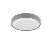 VK LEADING LIGHT VK/02062/G/C LIMA 15W 4000K GREY ROUND SURFACE MOUNTING LAMP IP65