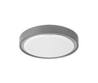 VK LEADING LIGHT VK/02063/G/C LIMA 18W 4000K GREY ROUND SURFACE MOUNTING LAMP IP65