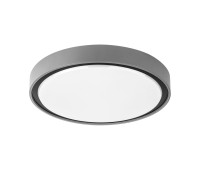 VK LEADING LIGHT VK/02064/G/C LIMA 24W 4000K GREY ROUND SURFACE MOUNTING LAMP IP65