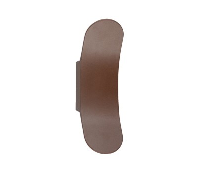 VK LEADING LIGHT VK/02074/BR/W KERV 7W 3000K IP54 BROWN FACADE WALL LAMP