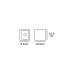 VK LEADING LIGHT VK/02075/G/W KID 12W 4 x 68° 3000K IP54 GREY CUBE FACADE WALL LAMP