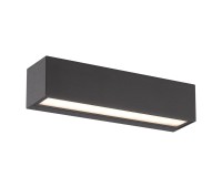 VK LEADING LIGHT VK/02083/AN/W DEMES 7W 3000K IP65 ANTHRACITE FACADE WALL LAMP