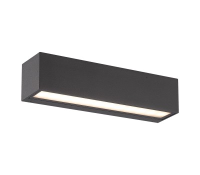 VK LEADING LIGHT VK/02083/AN/W DEMES 7W 3000K IP65 ANTHRACITE FACADE WALL LAMP
