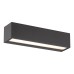 VK LEADING LIGHT VK/02083/AN/W DEMES 7W 3000K IP65 ANTHRACITE FACADE WALL LAMP