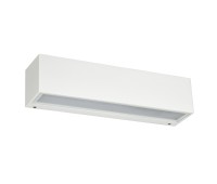 VK LEADING LIGHT VK/02083/W/W DEMES 7W 3000K IP65 WHITE FACADE WALL LAMP