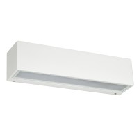 VK LEADING LIGHT VK/02083/W/W DEMES 7W 3000K IP65 WHITE FACADE WALL LAMP
