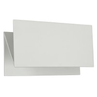 LED фасаден аплик VK LEADING LIGHT VK/02085/AN/W IPOS 15W 3000K IP54 WHITE FACADE WALL LAMP