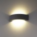 VK LEADING LIGHT VK/02086/AN/W HOLD 9W 3000K IP54 ANHRACITE FACADE WALL LAMP