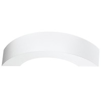 VK LEADING LIGHT VK/02086/W/W HOLD 9W 3000K IP54 WHITE FACADE WALL LAMP