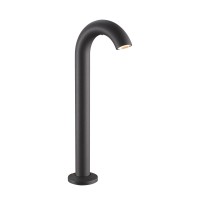 VK LEADING LIGHT VK/02100/AN/40/W RUBI 4W 3000K H40 ANTHRACITE GARDEN BOLLARD LAMP IP65