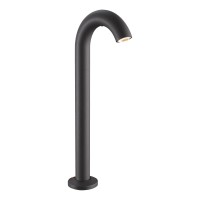 VK LEADING LIGHT VK/02100/AN/65/W RUBI 4W 3000K H65 ANTHRACITE GARDEN BOLLARD LAMP IP65