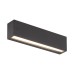 VK LEADING LIGHT VK/02105/AN/W DEMES 4W 3000K IP65 ANTHRACITE FACADE WALL LAMP