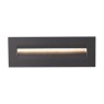 LED фасадна луна за вграждане в стена VK LEADING LIGHT VK/02108/AN/W IRVI 9W 3000K IP65 ANTHRACITE RECTANGULAR FACADE RECESSED LAMP