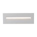 LED фасадна луна за вграждане в стена VK LEADING LIGHT VK/02108/W/W IRVI 9W 3000K IP65 WHITE RECTANGULAR FACADE RECESSED LAMP