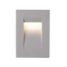 VK LEADING LIGHT VK/02110/G/W IRVI 3,6W 3000K IP65 GREY RECTANGULAR FACADE RECESSED LAMP