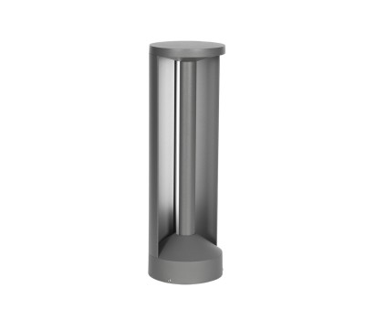 VK LEADING LIGHT VK/02124/50/AN/W ARK 12W 3000K H50 ANTHRACITE GARDEN BOLLARD LAMP IP65