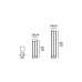 LED градински стълб VK LEADING LIGHT VK/02124/80/AN/W ARK 15W 3000K H80 ANTHRACITE GARDEN BOLLARD LAMP IP65