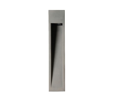 VK LEADING LIGHT VK/02198/G/W/75 TERRA 12W 3000K IP65 DARK GREY CONCRETE BOLLARD LAMP