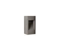 VK LEADING LIGHT VK/02199/G/W/30 TERRA 12W 3000K IP65 DARK GREY CONCRETE BOLLARD LAMP