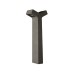 VK LEADING LIGHT VK/02200/G/W/75 TERRA 23W 3000K IP65 DARK GREY CONCRETE BOLLARD LAMP