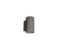 VK LEADING LIGHT VK/02201/G/W TERRA 13W 3000K IP65 DARK GREY CONCRETE FACADE WALL LAMP