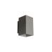 VK LEADING LIGHT VK/02202/G/W TERRA 13W 3000K IP65 DARK GREY CONCRETE FACADE WALL LAMP