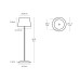LED градинска настолна лампа VK LEADING LIGHT VK/02216/SD/WW/30 OPOS 2W 3000K IP65 MATT SAND OUTDOOR PORTABLE TABLE LAMP