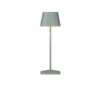 LED градинска настолна лампа VK LEADING LIGHT VK/02217/GG/WW/30 OPOS 2W 3000K IP65 GREEN GRAY SQUARE OUTDOOR PORTABLE TABLE LAMP