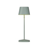 LED градинска настолна лампа VK LEADING LIGHT VK/02217/GG/WW/30 OPOS 2W 3000K IP65 GREEN GRAY SQUARE OUTDOOR PORTABLE TABLE LAMP