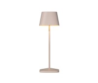 LED градинска настолна лампа VK LEADING LIGHT VK/02217/SD/WW/30 OPOS 2W 3000K IP65 MATT SAND SQUARE OUTDOOR PORTABLE TABLE LAMP
