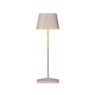 VK LEADING LIGHT VK/02217/SD/WW/30 OPOS 2W 3000K IP65 MATT SAND SQUARE OUTDOOR PORTABLE TABLE LAMP