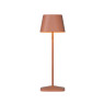 VK LEADING LIGHT VK/02217/TR/WW/30 OPOS 2W 3000K IP65 TERRACOTTA SQUARE OUTDOOR PORTABLE TABLE LAMP