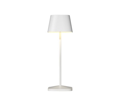 LED градинска настолна лампа VK LEADING LIGHT VK/02217/W/WW/30 OPOS 2W 3000K IP65 WHITE SQUARE OUTDOOR PORTABLE TABLE LAMP