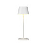 VK LEADING LIGHT VK/02217/W/WW/30 OPOS 2W 3000K IP65 WHITE SQUARE OUTDOOR PORTABLE TABLE LAMP