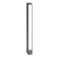 VK LEADING LIGHT VK/02232/AN/W CODA 10W 3000K H60 ANTHRACITE GARDEN BOLLARD LAMP IP54