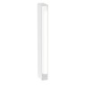 VK LEADING LIGHT VK/02232/W/W CODA 10W 3000K H60 WHITE GARDEN BOLLARD LAMP IP54