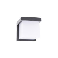 VK LEADING LIGHT VK/02268/WA/AN/W NEON 9W 3000K ANTHRACITE FACADE WALL LAMP IP65 VK LEADING LIGHT VK/02268/WA/AN/W NEON 9W 3000K ANTHRACITE FACADE WALL LAMP IP65