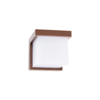 VK LEADING LIGHT VK/02268/WA/RB/W NEON 9W 3000K BROWN FACADE WALL LAMP IP65 VK LEADING LIGHT VK/02268/WA/RB/W NEON 9W 3000K BROWN FACADE WALL LAMP IP65