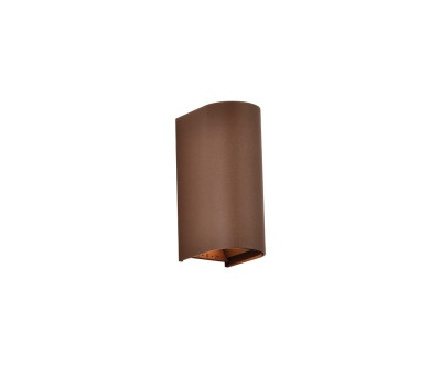 VK LEADING LIGHT VK/02270/RB/W DUST 2x6W 3000K RUST BROWN FACADE WALL LAMP IP65 VK LEADING LIGHT VK/02270/RB/W DUST 2x6W 3000K RUST BROWN FACADE WALL LAMP IP65