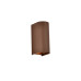 VK LEADING LIGHT VK/02270/RB/W DUST 2x6W 3000K RUST BROWN FACADE WALL LAMP IP65 VK LEADING LIGHT VK/02270/RB/W DUST 2x6W 3000K RUST BROWN FACADE WALL LAMP IP65