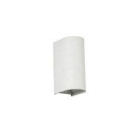 VK LEADING LIGHT VK/02270/W/W DUST 2x6W 3000K WHITE FACADE WALL LAMP IP65 VK LEADING LIGHT VK/02270/W/W DUST 2x6W 3000K WHITE FACADE WALL LAMP IP65