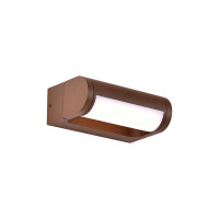 VK LEADING LIGHT VK/02271/RB/W SHADE 12W 3000K RUST BROWN FACADE WALL LAMP IP65 VK LEADING LIGHT VK/02271/RB/W SHADE 12W 3000K RUST BROWN FACADE WALL LAMP IP65