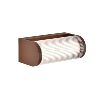 VK LEADING LIGHT VK/02272/RB/W SHADE 12W 3000K RUST BROWN FACADE WALL LAMP IP65 VK LEADING LIGHT VK/02272/RB/W SHADE 12W 3000K RUST BROWN FACADE WALL LAMP IP65