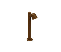 VK LEADING LIGHT VK/02273/RB/W/60 KOVER 12W 3000K RUST BROWN GARDEN BOLLARD LAMP IP65 VK LEADING LIGHT VK/02273/RB/W/60 KOVER 12W 3000K RUST BROWN GARDEN BOLLARD LAMP IP65