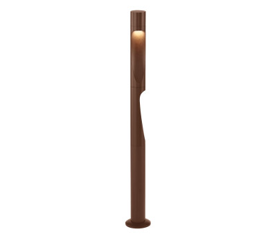 VK LEADING LIGHT VK/02274/RB/W/80/2 KORN 2x6W 3000K RUST BROWN GARDEN BOLLARD LAMP IP65 VK LEADING LIGHT VK/02274/RB/W/80/2 KORN 2x6W 3000K RUST BROWN GARDEN BOLLARD LAMP IP65